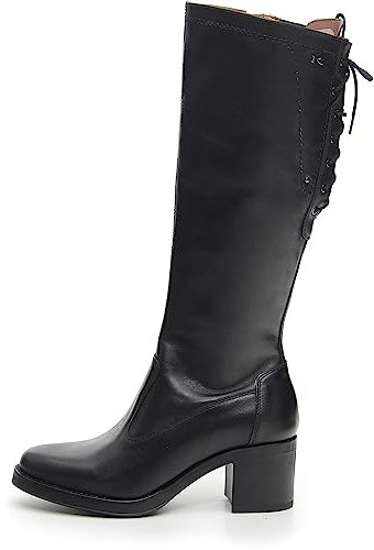 Nero Giardini I308821D Stivali Donna in Pelle - Nero 35 EU