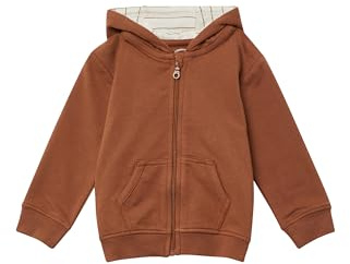 s.Oliver Sweatshirt-Jacke mit Kapuze und Ellenbogenpatches