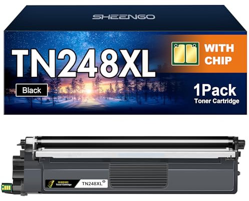TN248XL TN248 Kompatibel für Brother TN248XL TN 248 TN-248XL TN-248VAL für Brother MFC-L3740CDW Toner für Brother MFC-l3760CDW DCP-L3560CDW DCP-L3520CDW MFC-L3740CDWE MFC-l8390CDW TN-248CMYK, 1er-Pack
