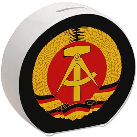 speecheese Spardose DDR Staatswappen Ostalgie-Fans schöne Sparbüchse | Nostalgiegeschenk