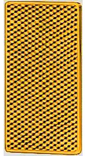 HELLA 8RB 004 713-001 Rückstrahler - Lichtscheibenfarbe: gelb - geklebt
