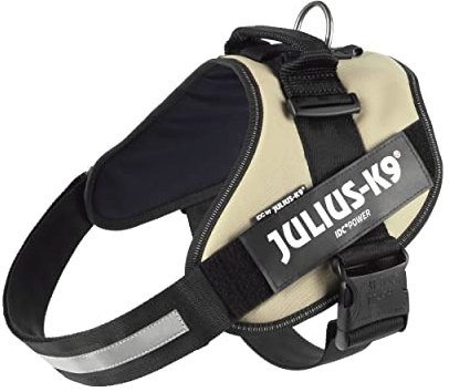 Julius K9 16IDC-BE-3 IDC-Powergeschirr mit Logofeld, Gr. 3, earth