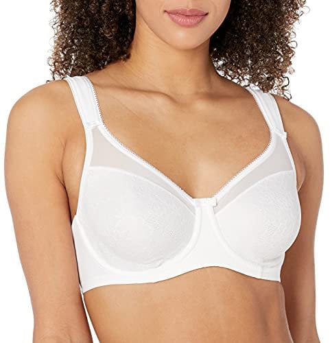 Berlei Women's Beauty Minimiser Full Cup Everyday Bra, White, 40D