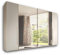 MATCH Eleganter Kleiderschrank mit viel Stauraum - Vielseitiger Schwebetürenschrank in Weiß mit Spiegel - 270 x 226 x 60 cm (B/H/T)