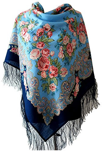 Pavlovo Posad Shawl Manufactory Damen Umschlagtuch mehrfarbig