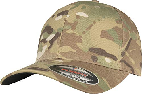 Flexfit Unisex Multicam Baseball Cap, Multicam, S-M EU