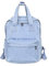 Siehin Damen Fashion Jean Rucksack Frauen Einfarbig Backpack Mädchen Schulrucksack Daypacks (Blau NO 1)