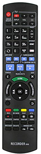 Ersatz Fernbedienung for Panasonic DMR-UBC86ENK DMR-UBC90 DMR-UBC90EGK DMR-UBS80 DMR-UBS80EGK DMR-UBS90