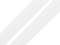 maDDma 1m Falzgummi 20mm Faltgummi elastisches Einfassband Schrägband Saumband Farbwahl, Farbe:weiß