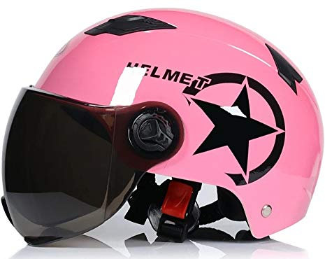 QMZDXH Casque Velo Femme Ville Visiere, Casque de Vélo Léger Réglable 56-60CM avec Visière, Casques de Vélo de Montagne et de Route Réglables pour Adultes et Respirant