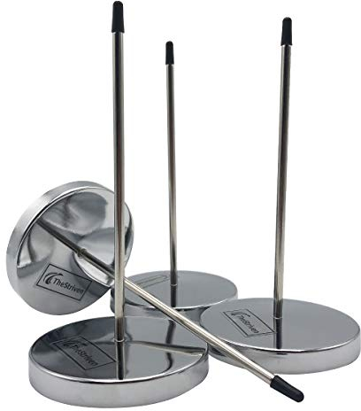 TheStriven 4 Piezas Portaetiquetas Soporte para Recibos de Notas Recibos Papel Soporte Para Notas, Tickets Tenedor de Factura Soporte para Papel de Notas y Notas Soporte para Recibos de Alambre