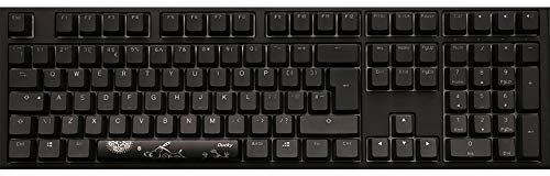 Ducky Kompatibel mit Shine 7 PBT Gaming Tastatur, MX-Red, RGB LED - Blackout