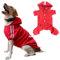 Felpe con Cappuccio per Cani 4 Gambe Tuta Vestiti per Cani Maglione Caldo Felpa in Cotone Giacca Tuta per Cane Piccolo Cane Medio Grande Cane Gatto