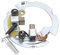 Portaescobillas para Motor De Arranque, Kit de Reparación de Arranque Metal Fuerte Al Desgaste Reemplazo Accesorios de Atv Soporte de Cepillo de Motor para CBR600F TRX300F