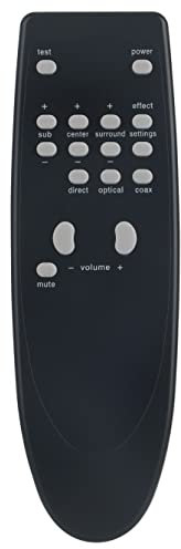 AULCMEET Replaced Remote Compatible with Logitech Z-5500 5.1 Digital Surround Sound Speaker System Digital Multimedia Speaker System