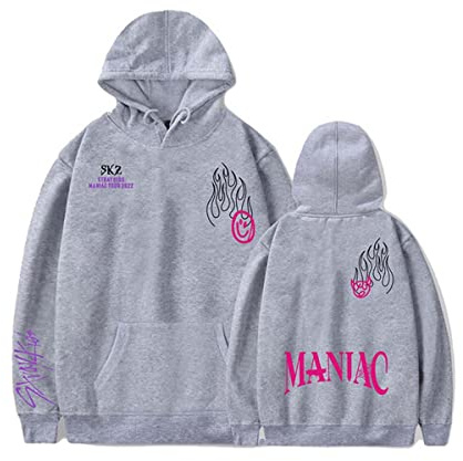 Flyself Kpop Title Song MANIAC Kapuzenpullover Herren Damen Hoodies Lange Ärmel Sweatshirts Pullover Casual Oberteile Oversized Hoodie