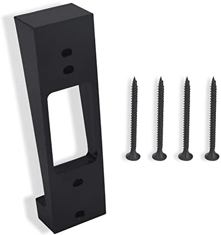 Doorbell Vinyl Siding Mount Angle Adjustment Wedge for Eufy Model T8200 Wired and Wireless Doorbell, work for common 4 cedar siding, cement board siding. aluminum siding and vinvl siding panels