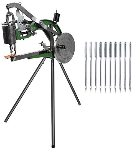 Schuhreparaturmaschine, Handschuster-Nähmaschine, Dual-Baumwoll-Nylon-Nähmaschine Dual-Baumwoll-Nylon-Nähmaschine, Schnelles Reparieren und Nähen von Kunsthandwerk für Schuhe,