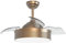 Ventilador de techo Led Sulion 2172330 BOMBAY S Cuero viejo