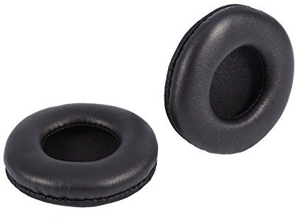 Soft Replacement Ear Pads Cushion PU Leather JVC S150 S160 Earpad Cushions Earpads Foam For Headset Headphone Black Pad Pads 80mm For J3 SJ33 SJ5 SJ55 ES7 ESW9 ESW10 JVC S500 and