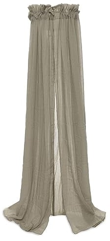 Jollein Betthimmel Vintage Olive Green - Höhe 155 cm - Baldachin Kinderzimmer Babybett - Olivgrün