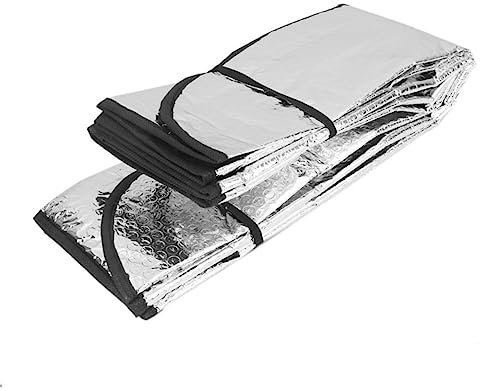 ibasenice Parasol Cars Parasol de Coche para Parabrisas Plegable. Parasol para Ventana Espesar Escudo térmico