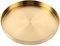 YAYODS Tablett Rund Gold 30 cm - Goldenes Deko Tablett - Edelstahl Tablett Klein für Schmuck, Tischdekoration, Kosmetik, Kerzen