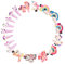 YUUSIKCO 18 Stück haarspangen mädchen - Einhorn haarspangen,kleine Einhorn Haarspangen für Mädchen mit Regenbogen, Baby Haarspangen, Haarclips Haarklammern, Haarschmuck, Haar Accessoire für Kinder