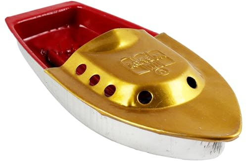 Blechspielzeug Kerzenboot Speedy G rot Pop Pop Blech Boot Knatterboot