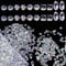 600 Pcs Mixed Crystal Beads for Jewelry Making - 4mm 6mm 8mm Assorted Clear Glass Spacer Beads for DIY Necklace, Bracelet, Earring Crafts