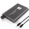 Professional Headphone Amplifier, Rechargeble Headphone Amp 2 Stage Gain Switch Superior Sound Quality 16 to 300 Ohm 3.5mm Aux Input Output Earphone Amp