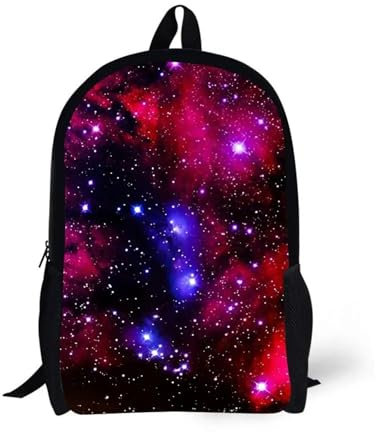 FCMWLKEJI Space Star Universum Schulranzen Schultaschen für Teenager Jungen Mädchen Große Kapazität Rucksäcke, grün, M