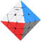 Zauberwürfel,DianSheng FTO Face Turning Octahedron Galaxy Cluster Magnetischer Oktaeder Geschwindigkeitswürfel Schwarze Kernversion 3D Puzzle Hirnteaser for Würfelliebhaber
