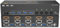 HDMI Displayport KVM Switch 4 PC 3 Monitore 8K@60Hz/4K@144Hz KVM Switches kabelgebundener Fernbedienung, Netzteil und USB3.0 Kabel im Lieferumfang enthalte