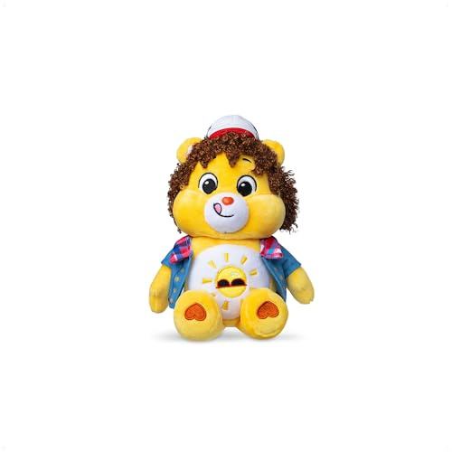 Basic Fun Care Bears x Stranger Things Funshine Bear als Dustin – 22 cm Plush – Limited Edition Sammlerstück – Geschenk für Stranger Things-Fans