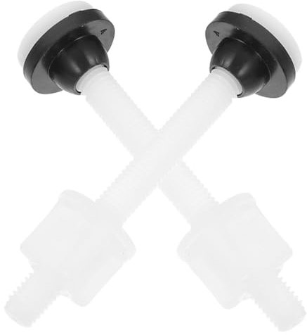 HIAKDOFT 2pièces Vis De Siège De Toilette Boulons De Rechange Kit De Remplacement Pour Vis De Couvercle De Toilette