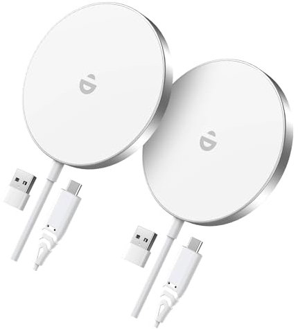 2Pack 15W Wireless Charger, Magnetic Wireless Charger, Wireless Charger for iPhone 16/16 Pro/16 Pro MAX/16 Plus/16e15/14/13/12 Series