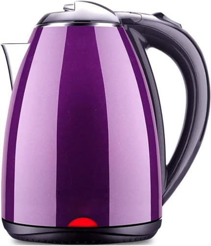 2L Electric Kettle - Stainless Steel Water Boiler With Automatic Power Off, Insulated, Purple
