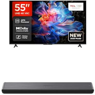 TCL 55V6C 55” Direct LED Smart TV S45HE Barra de Sonido
