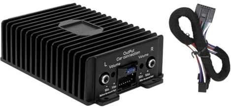 Jkjlorey Audio Power Amplifie Car Amplifier forAndroid Car Player Audio Modification Plug