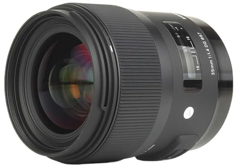 Objectif à focale Fixe autofocus 35 mm f/1.4 Compatible avec la Monture Canon E(E)