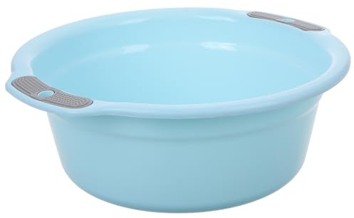 MOBUTOFU Waschschüssel aus Kunststoff Kleine Plastik Waschwanne mit Dicken Wänden Praktisch für Waschen von Gemüse und Kleidung für Küche und Gesichtsreinigung