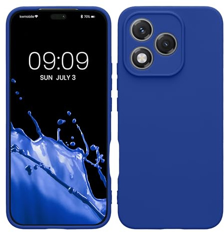 kwmobile Handyhülle für Honor 400 Lite Hülle - weiches Handy Silikon Case - Schutzhülle Cover - Baltik Blau