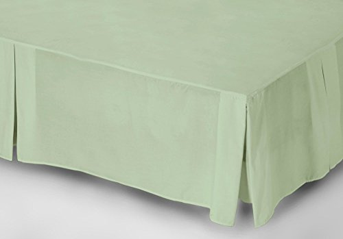 Belledorm Green Platform Valance - 200 Thread Count | Divan Box Base Drop 41cm - Apple - King Size