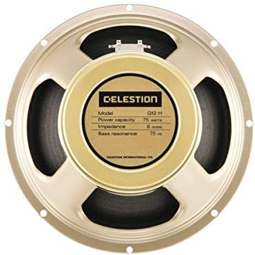 Celestion T5890 G12H-75 12-inch Creamback Guitar Speaker H-Type Heavy Magnet 75 Watts - 8 ohm