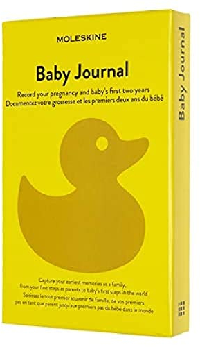 Moleskine - Baby Journal, Theme Notebook - Hardcover Notebook for Annotating and Remembering The First Two Years of Your Child's Life - Large Size 13 x 21 cm - 400 Pages