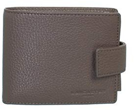 LANCASTER Porte-cartes en cuir ref_lan42481 Gris 1