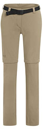 Maier Sports Nata 2, Women's hiking trousers, Water-repellent outdoor trousers for trekking and hiking, Handy zip-off function, PFC-free, mSTRETCH pro 4 & Dryprotec