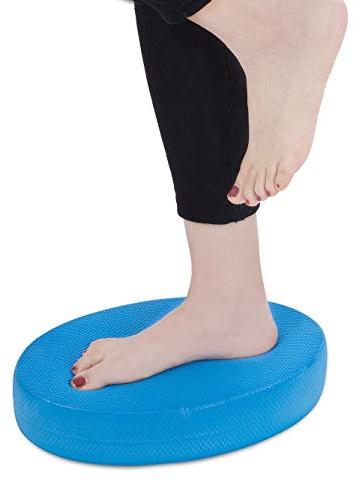 Stability Trainer Pad - Foam Balance Exercise Pad Cushion for Therapy, Yoga, Dancing Balance Training, Pilates,and Fitness (Blue)