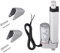 AUTOUTLET Linearmotor Verstellantrieb Toröffner Linear Actuator Heavy Duty 330lbs Linearantrieb 12v DC 1500N 100mm Elektromotor Linearmotor Elektro Zylinder Schubstangenmotor für Auto Möbel usw